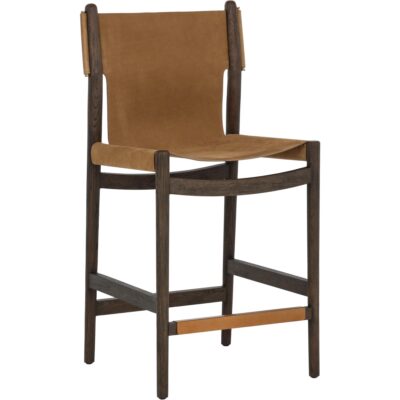 Argus Counter Stool - Nubuck Caramel Leather 11 Argus Counter Stool - Nubuck Caramel Leather 112140 112140 ARGUS COUNTER STOOL NUBUCK CARAMEL LEATHER 20