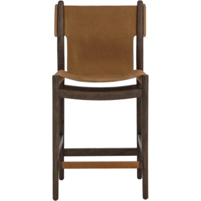 Argus Counter Stool - Nubuck Caramel Leather 12 Argus Counter Stool - Nubuck Caramel Leather 112140 112140 ARGUS COUNTER STOOL NUBUCK CARAMEL LEATHER 21