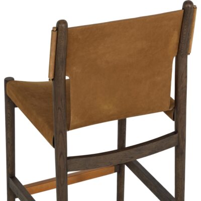 Argus Counter Stool - Nubuck Caramel Leather 15 Argus Counter Stool - Nubuck Caramel Leather 112140 112140 ARGUS COUNTER STOOL NUBUCK CARAMEL LEATHER 26