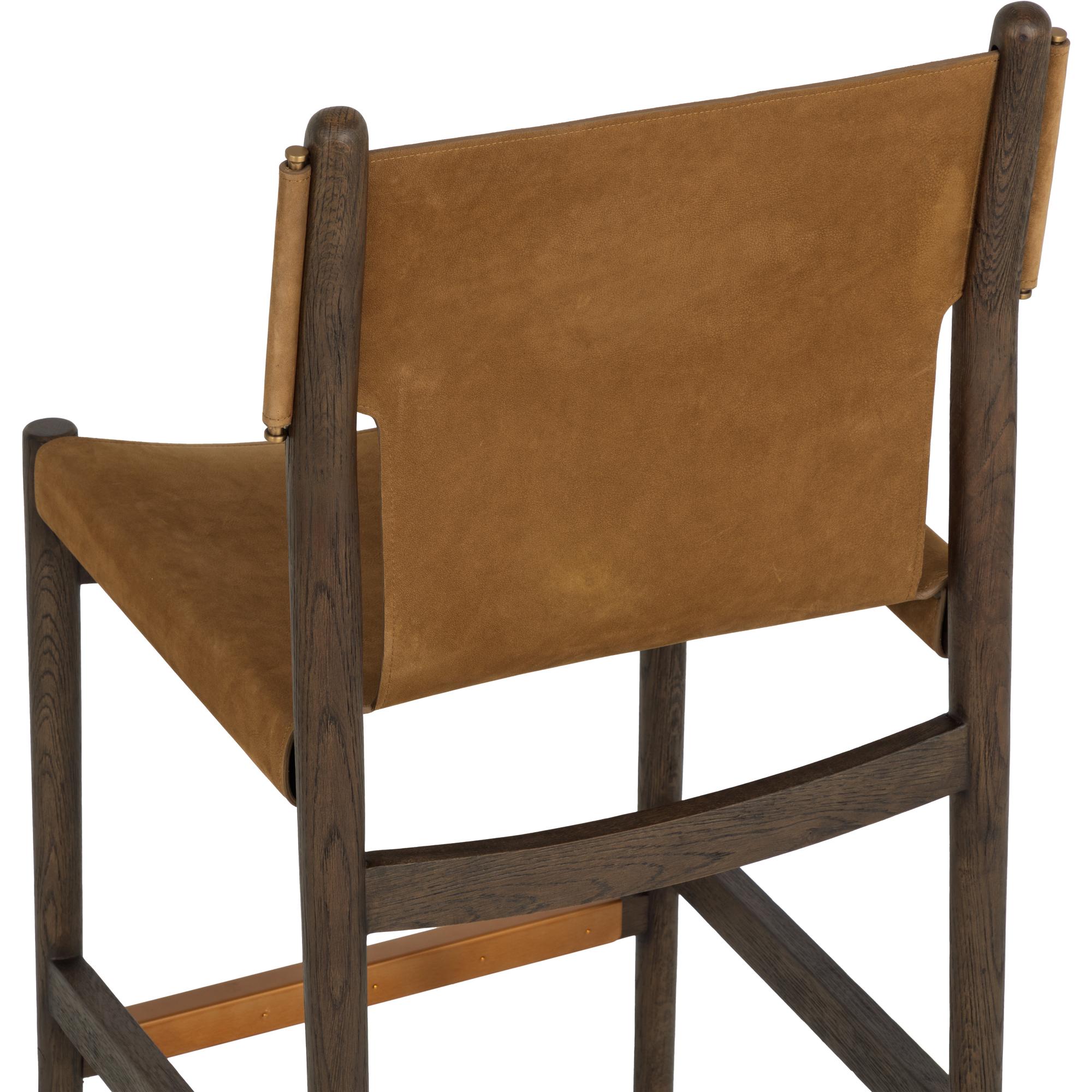 Argus Counter Stool - Nubuck Caramel Leather 8 Argus Counter Stool - Nubuck Caramel Leather - Image 8