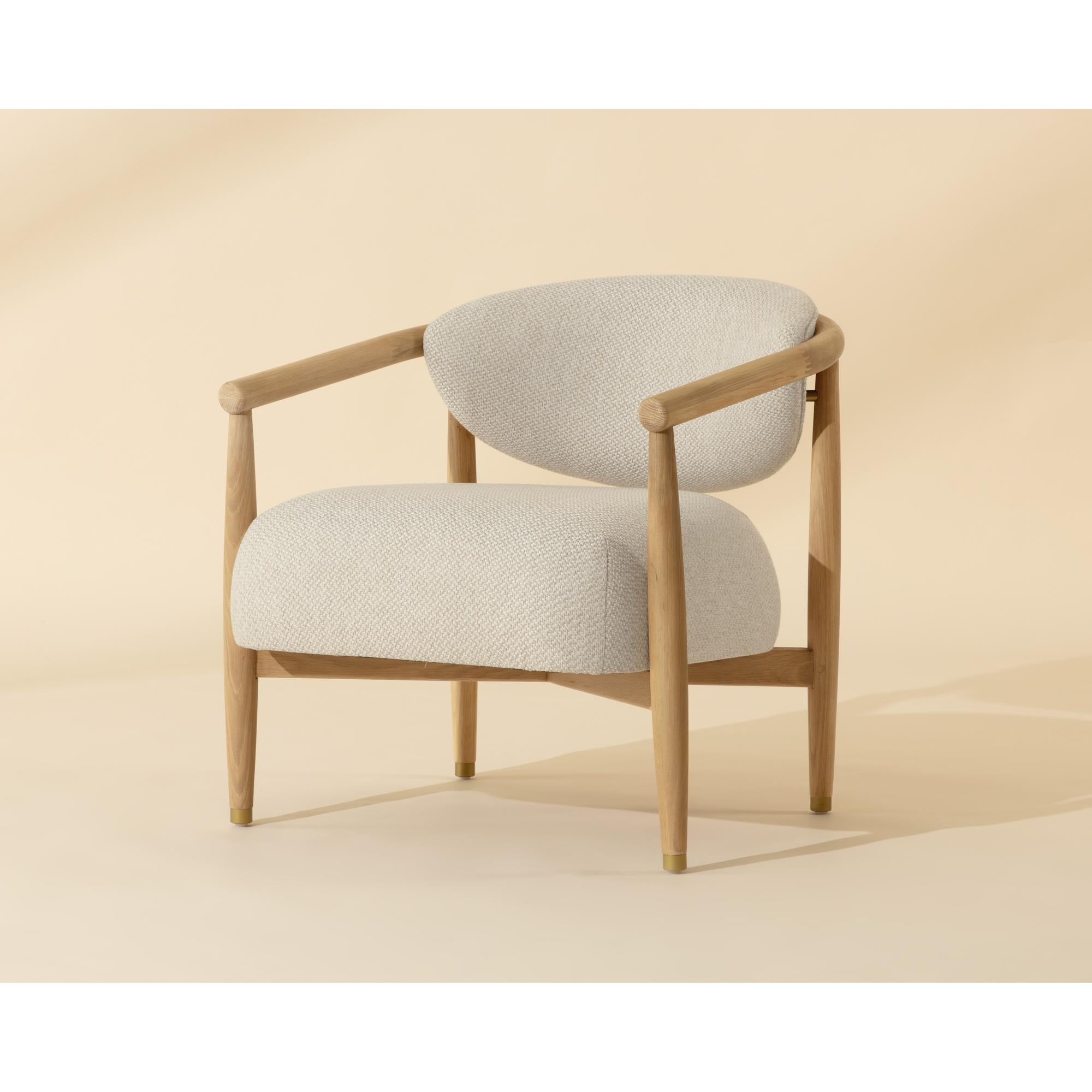 Sigrid Lounge Chair - Light Oak - Monument Oatmeal 1 Sigrid Lounge Chair - Light Oak - Monument Oatmeal