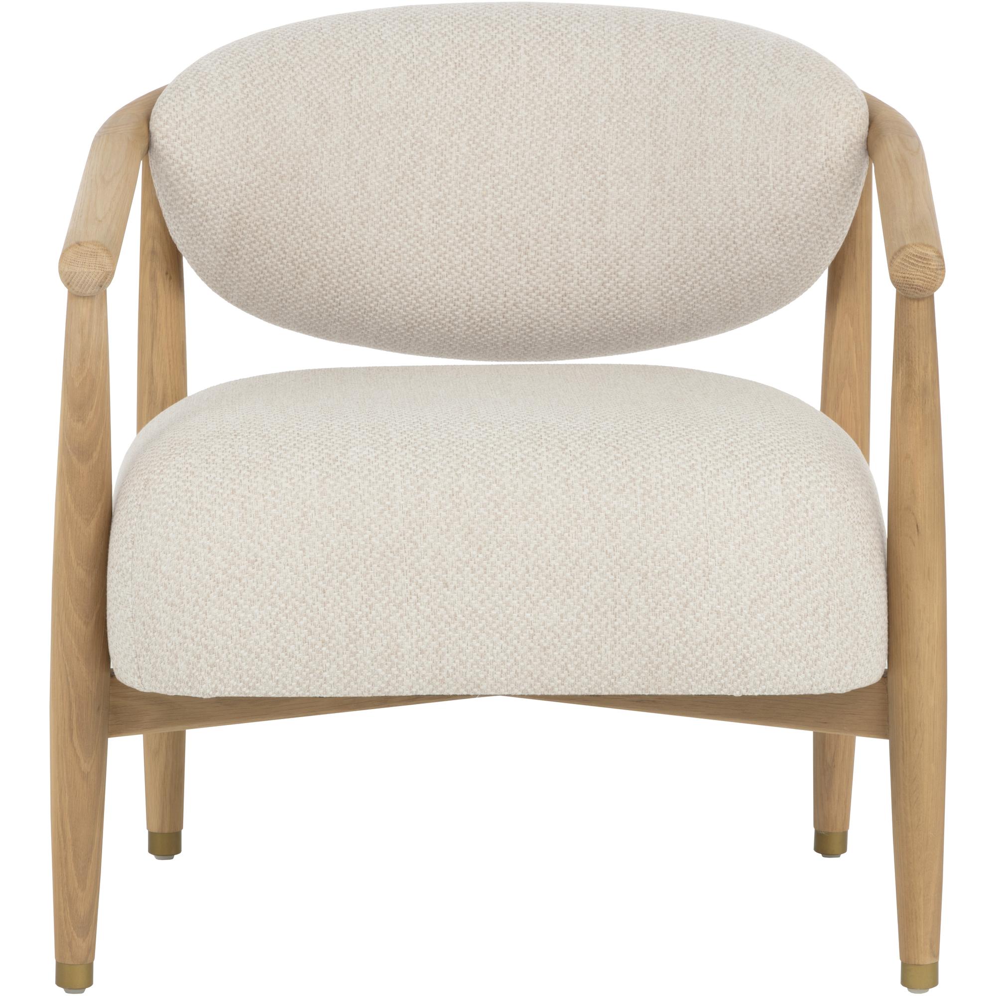 Sigrid Lounge Chair - Light Oak - Monument Oatmeal 5 Sigrid Lounge Chair - Light Oak - Monument Oatmeal - Image 5