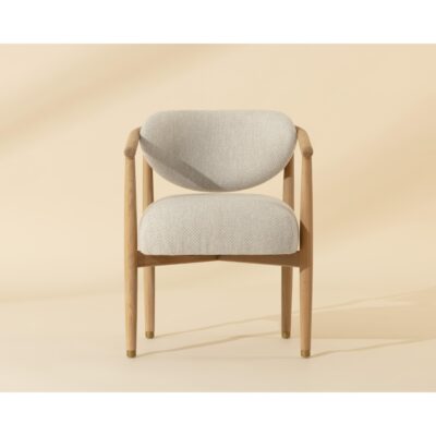 Sigrid Dining Armchair - Light Oak - Monument Oatmeal 9 Sigrid Dining Armchair - Light Oak - Monument Oatmeal 112156 112156 SIGRID DINING ARMCHAIR LIGHT OAK MONUMENT OATMEAL 1