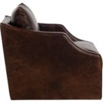 Orwell Swivel Lounge Chair - Chocolate Leather 112160 112160 ORWELL SWIVEL LOUNGE CHAIR CHOCOLATE LEATHER 22