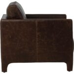 Rodney Lounge Chair - Chocolate Leather 112162 112162 RODNEY LOUNGE CHAIR CHOCOLATE LEATHER 22