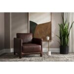 Rodney Lounge Chair - Chocolate Leather 112162 112162 RODNEY LOUNGE CHAIR CHOCOLATE LEATHER 5