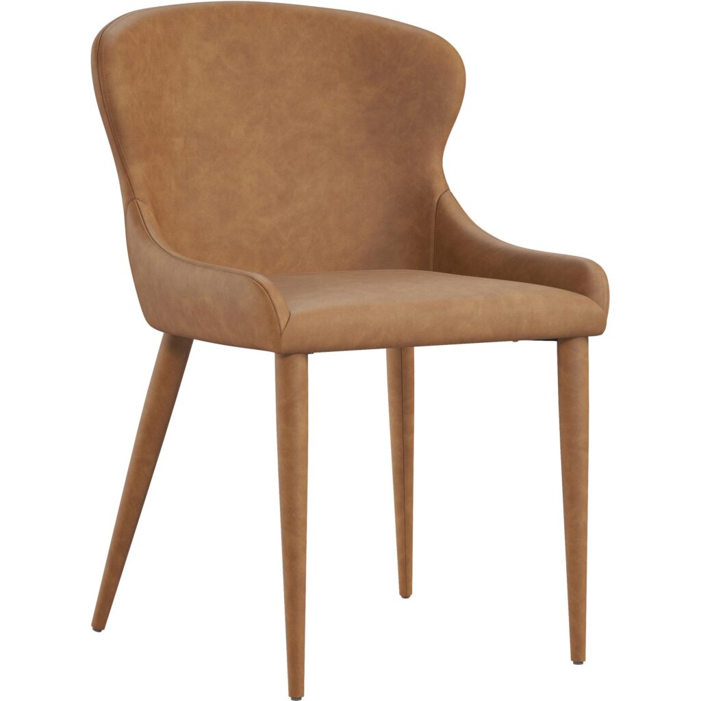 Evora Dining Chair - Milliken Cognac - Image 3