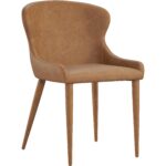 Evora Dining Chair - Milliken Cognac 112163 112163 EVORA DINING CHAIR MILLIKEN COGNAC 1 2