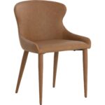 Evora Dining Chair - Milliken Cognac 112163 112163 EVORA DINING CHAIR MILLIKEN COGNAC 20