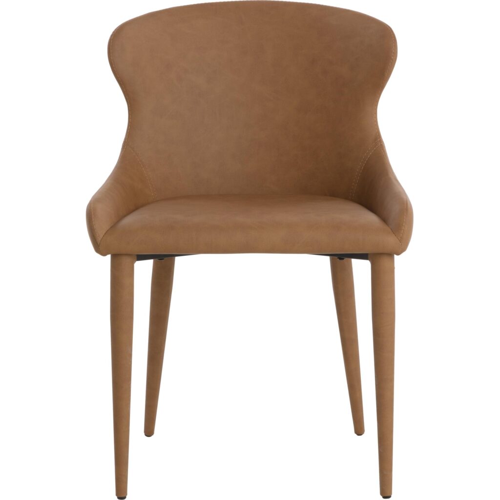 Evora Dining Chair - Milliken Cognac - Image 6