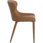 Evora Dining Chair - Milliken Cognac 112163 112163 EVORA DINING CHAIR MILLIKEN COGNAC 22