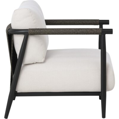 Muros Lounge Chair - Black - Palazzo Cream 112165V 112165V 3