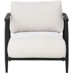 Muros Lounge Chair - Black - Palazzo Cream 112165 112165 MUROS LOUNGE CHAIR BLACK PALAZZO CREAM 21