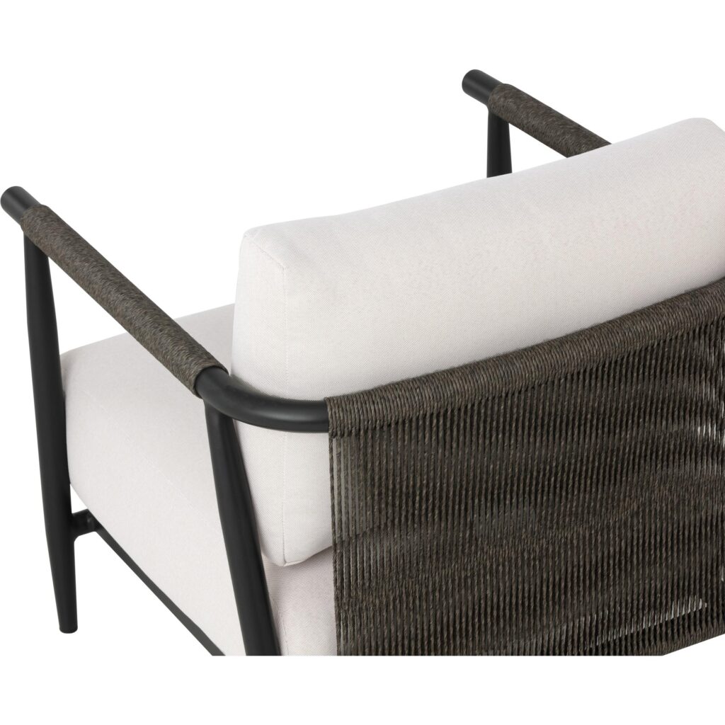 Muros Lounge Chair - Black - Palazzo Cream - Image 8