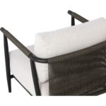 Muros Lounge Chair - Black - Palazzo Cream 112165 112165 MUROS LOUNGE CHAIR BLACK PALAZZO CREAM 26