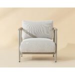 Muros Lounge Chair - Greige - Palazzo Cream 112166 112166 MUROS LOUNGE CHAIR GREIGE PALAZZO CREAM 1