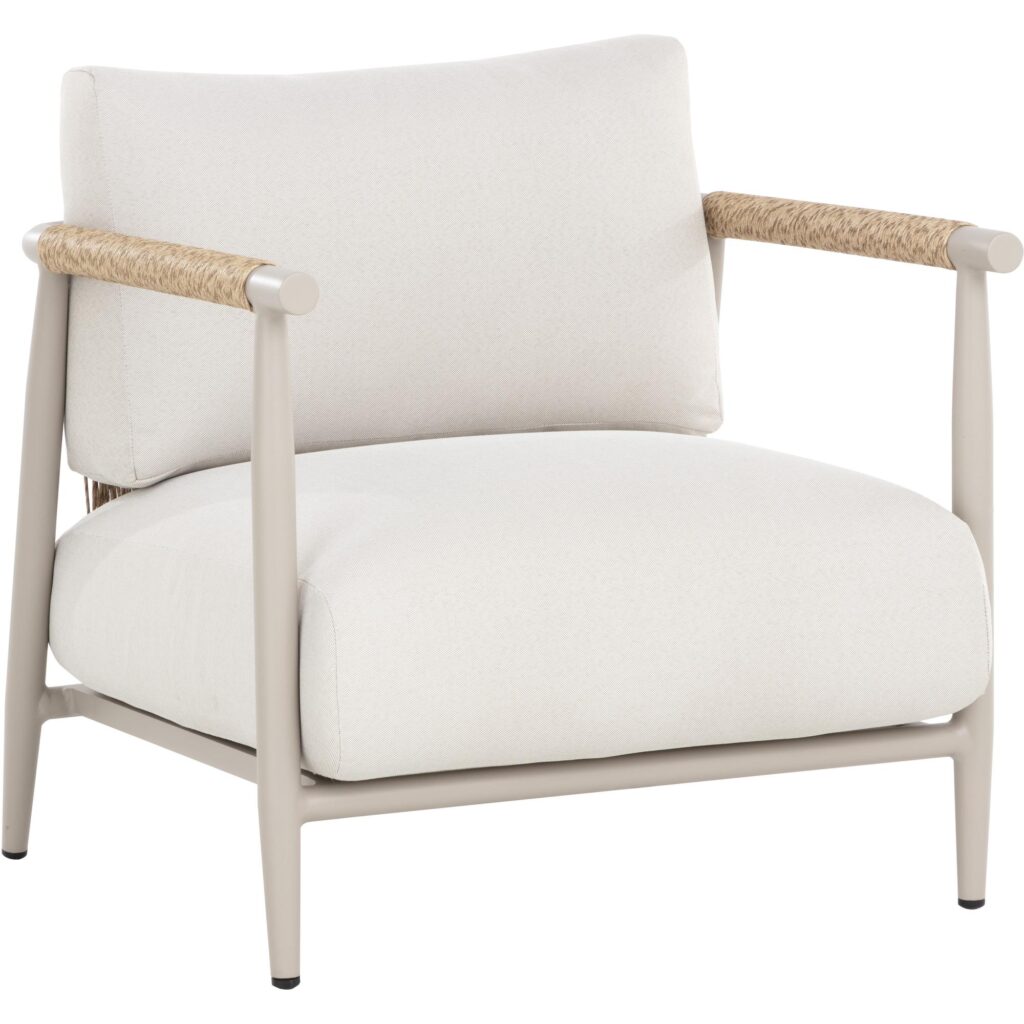 Muros Lounge Chair - Greige - Palazzo Cream - Image 5