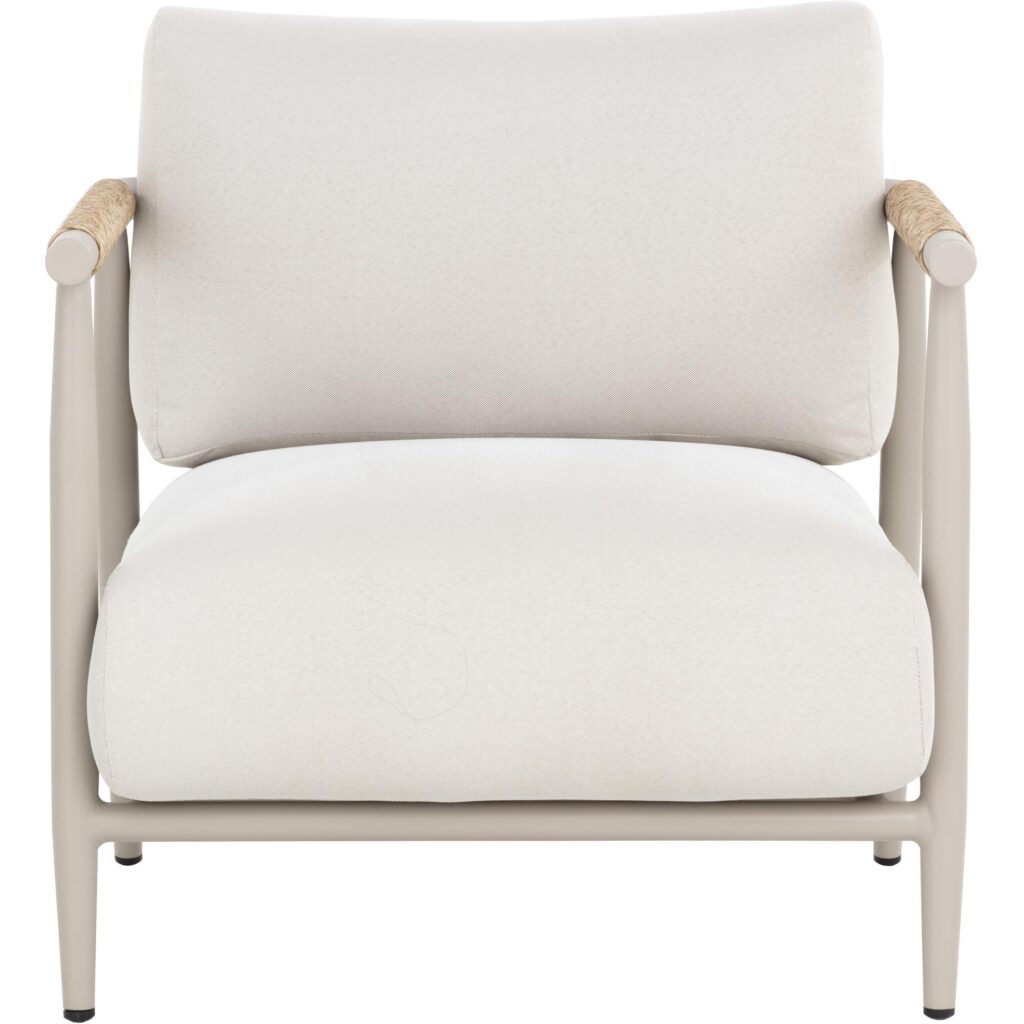 Muros Lounge Chair - Greige - Palazzo Cream - Image 6