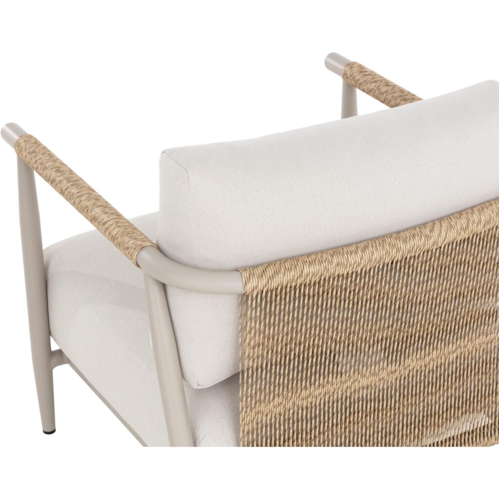 Muros Lounge Chair - Greige - Palazzo Cream - Image 9
