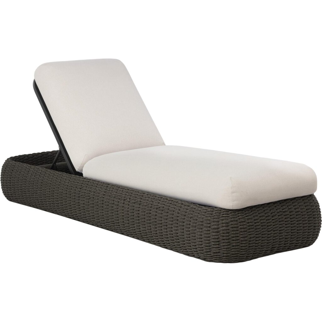 Barcelona Lounger - Grey - Palazzo Cream 112176