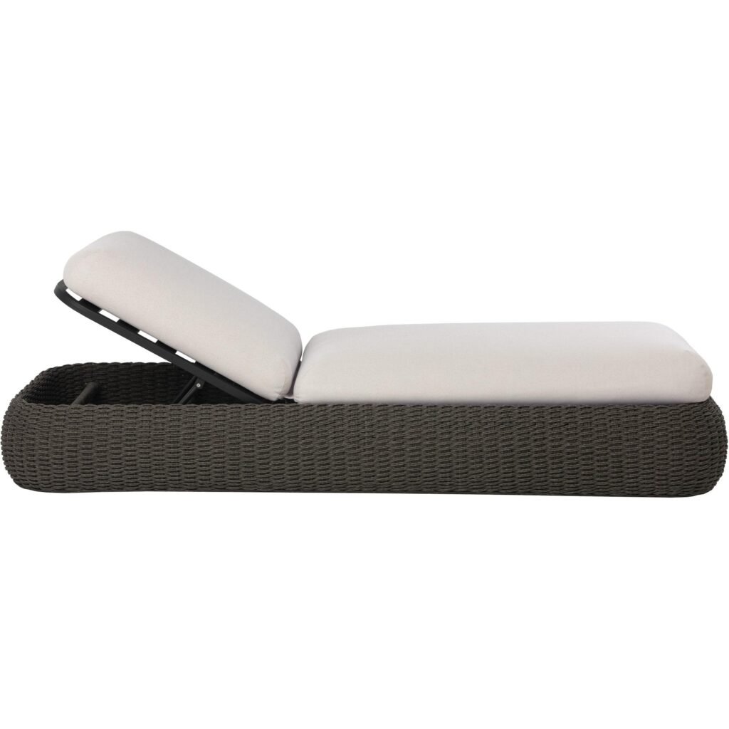 Barcelona Lounger - Grey - Palazzo Cream 112176 - Image 4