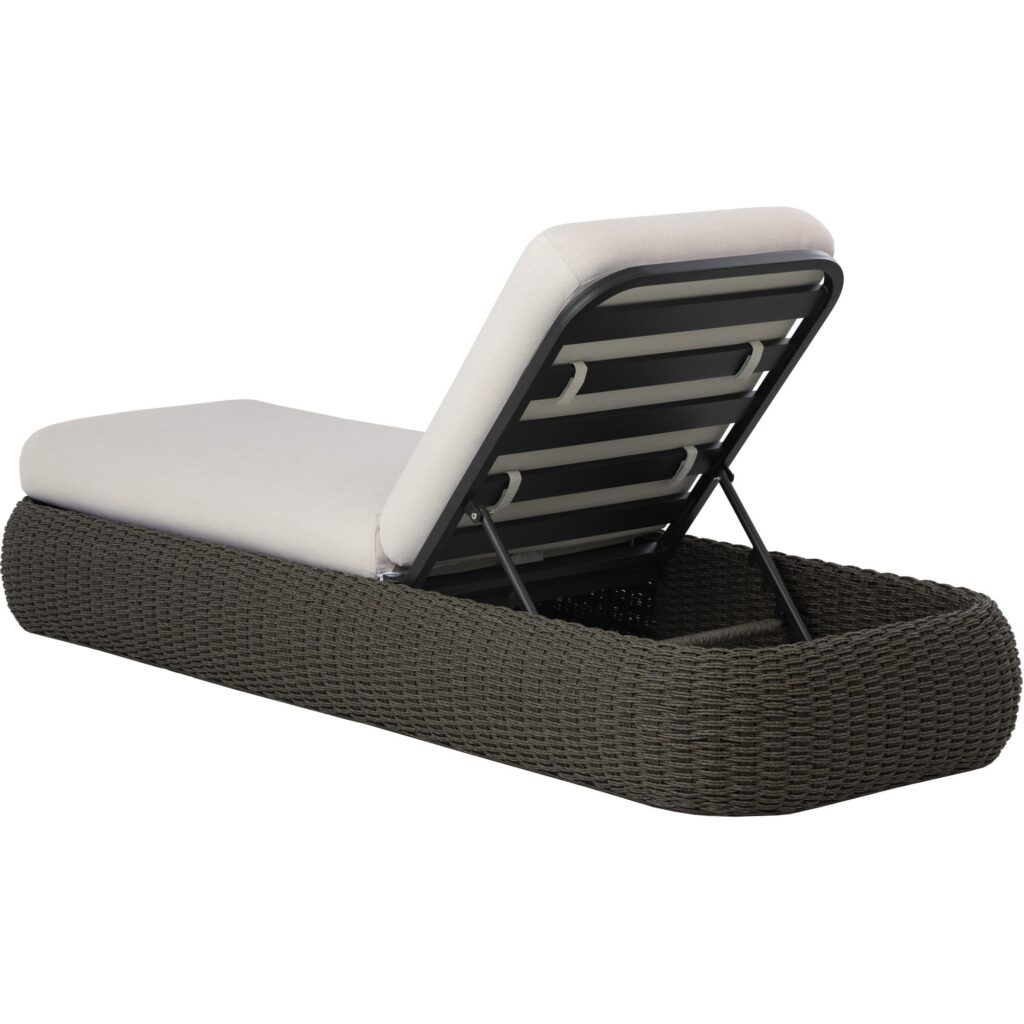 Barcelona Lounger - Grey - Palazzo Cream 112176 - Image 6