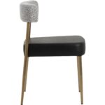 Ashwin Stackable Dining Chair - Bravo Black / Helios Check Black 112178 112178 ASHWIN STACKABLE DINING CHAIR BRAVO BLACK HELIOS CHECK BLACK 22