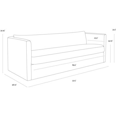 Leander Sofa - Danny Dusty Brown 11 Leander Sofa - Danny Dusty Brown 112202 112202 6