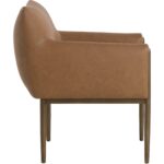 Olea Lounge Chair - Milliken Cognac 112203 112203 OLEA LOUNGE CHAIR MILLIKEN COGNAC 22