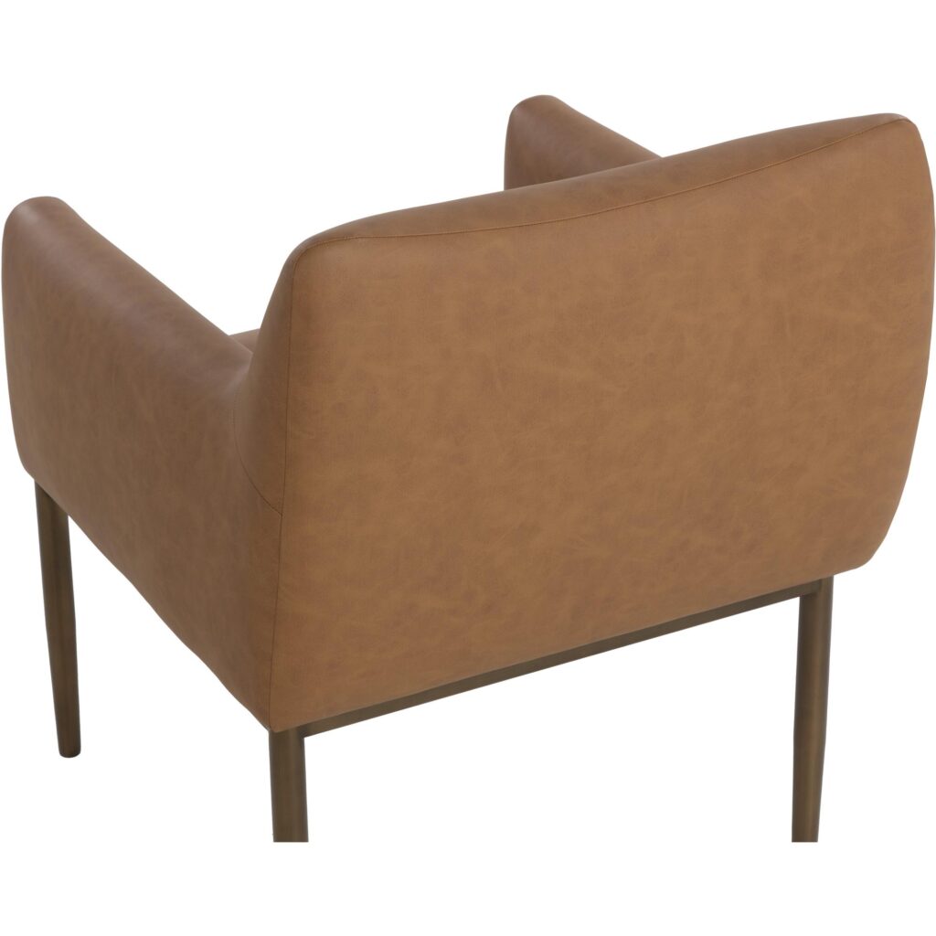 Olea Lounge Chair - Milliken Cognac - Image 8