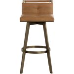 Arizona Swivel Barstool - Milliken Cognac 112206 112206 ARIZONA SWIVEL BARSTOOL MILLIKEN COGNAC 21