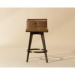 Arizona Swivel Counter Stool - Milliken Cognac 112207 112207 ARIZONA SWIVEL COUNTER STOOL MILLIKEN COGNAC 1