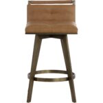 Arizona Swivel Counter Stool - Milliken Cognac 112207 112207 ARIZONA SWIVEL COUNTER STOOL MILLIKEN COGNAC 21