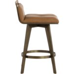 Arizona Swivel Counter Stool - Milliken Cognac 112207 112207 ARIZONA SWIVEL COUNTER STOOL MILLIKEN COGNAC 22