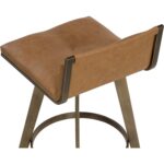 Arizona Swivel Counter Stool - Milliken Cognac 112207 112207 ARIZONA SWIVEL COUNTER STOOL MILLIKEN COGNAC 26
