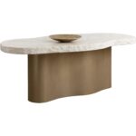 Idris Dining Table - 86" 112216 112216 IDRIS DINING TABLE 86 TOP 1