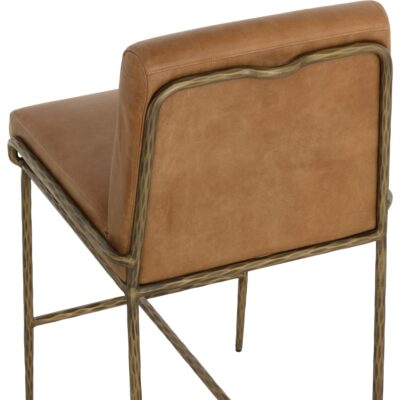 Lathan Counter Stool - Tan Leather 112227 112227 LATHAN COUNTER STOOL TAN LEATHER 26