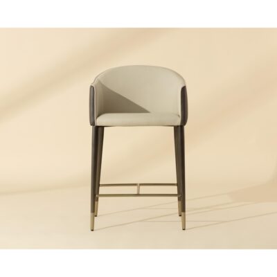 Kylin Counter Stool - Dillon Cream / Bravo Ash 112244 112244 KYLIN COUNTER STOOL DILLON CREAM BRAVO ASH 1