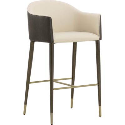 Kylin Barstool - Dillon Cream / Bravo Ash 112245 112245 KYLIN BARSTOOL DILLON CREAM BRAVO ASH 20