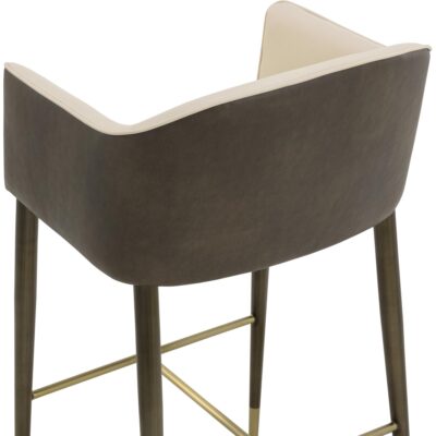 Kylin Barstool - Dillon Cream / Bravo Ash 112245 112245 KYLIN BARSTOOL DILLON CREAM BRAVO ASH 26
