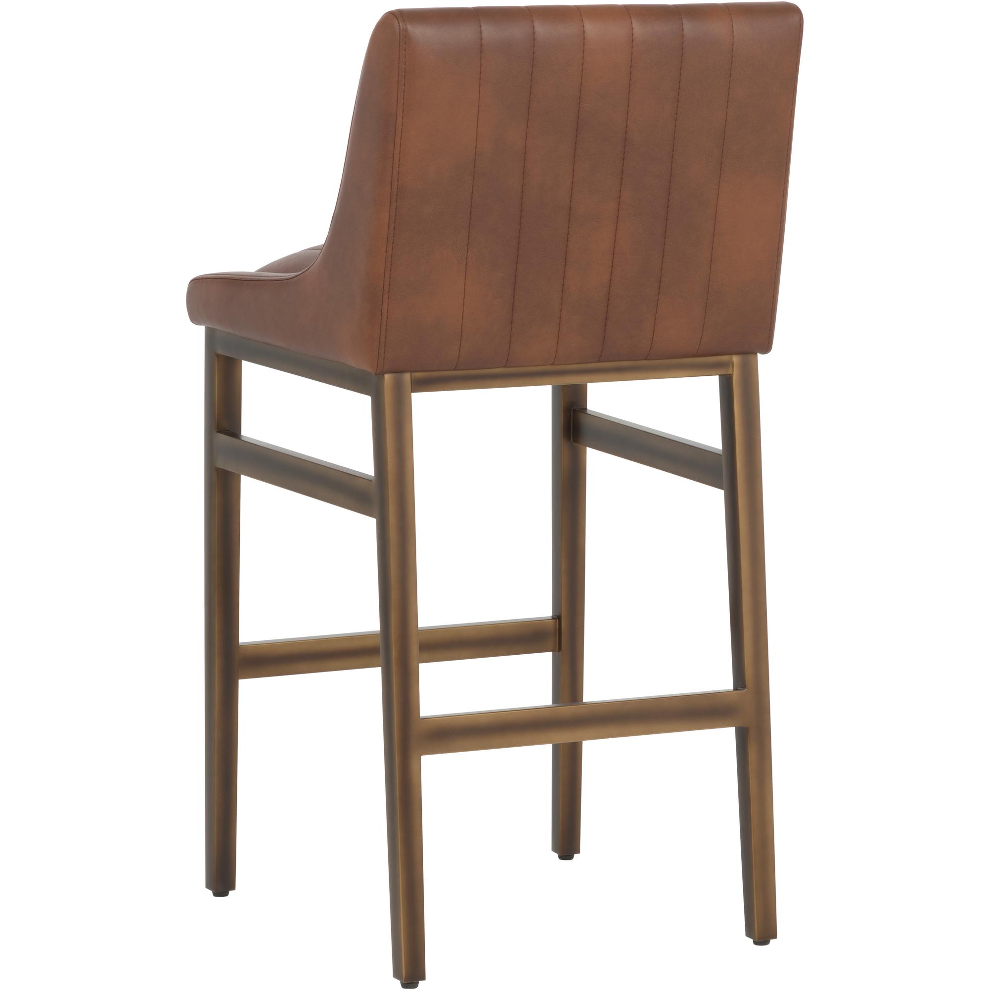 Halden Barstool - Bravo Cognac 4 Halden Barstool - Bravo Cognac - Image 4