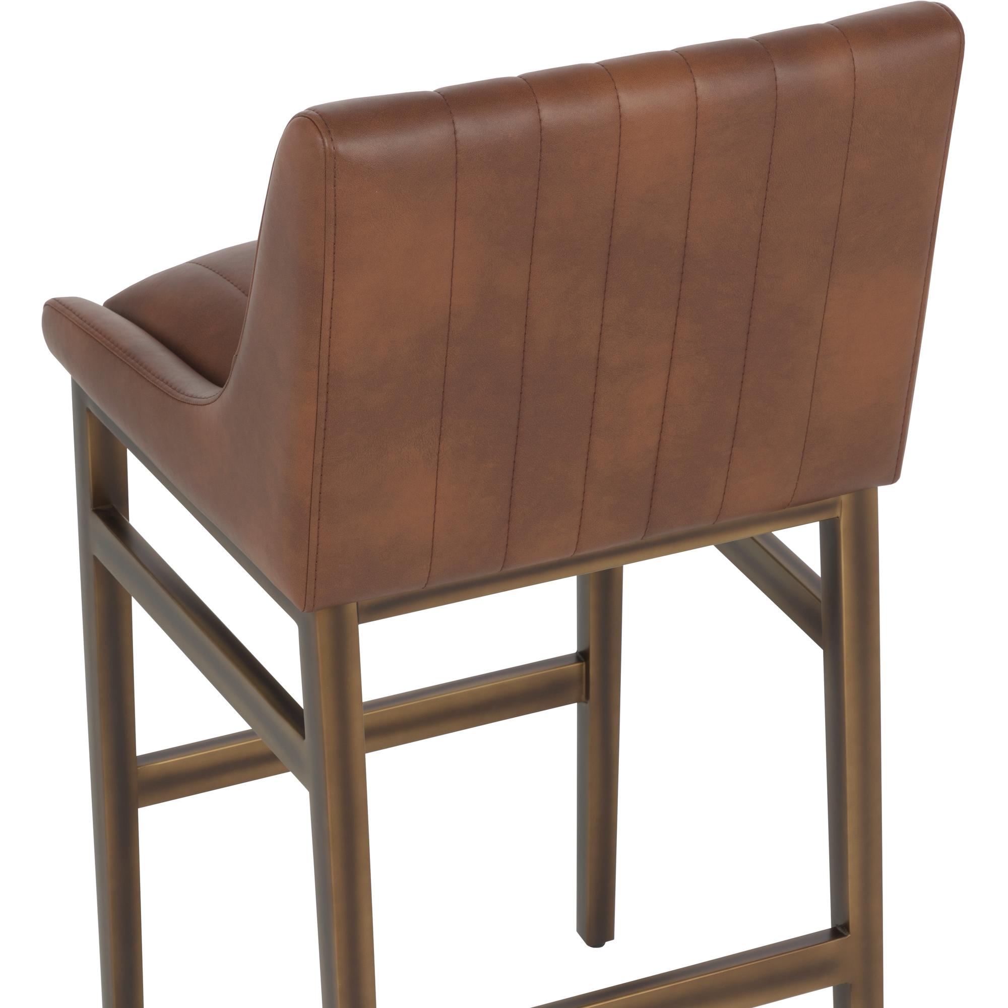 Halden Barstool - Bravo Cognac 5 Halden Barstool - Bravo Cognac - Image 5