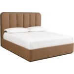 Jamille Bed - King - Milliken Cognac 112262 112262 JAMILLE BED KING MILLIKEN COGNAC 20