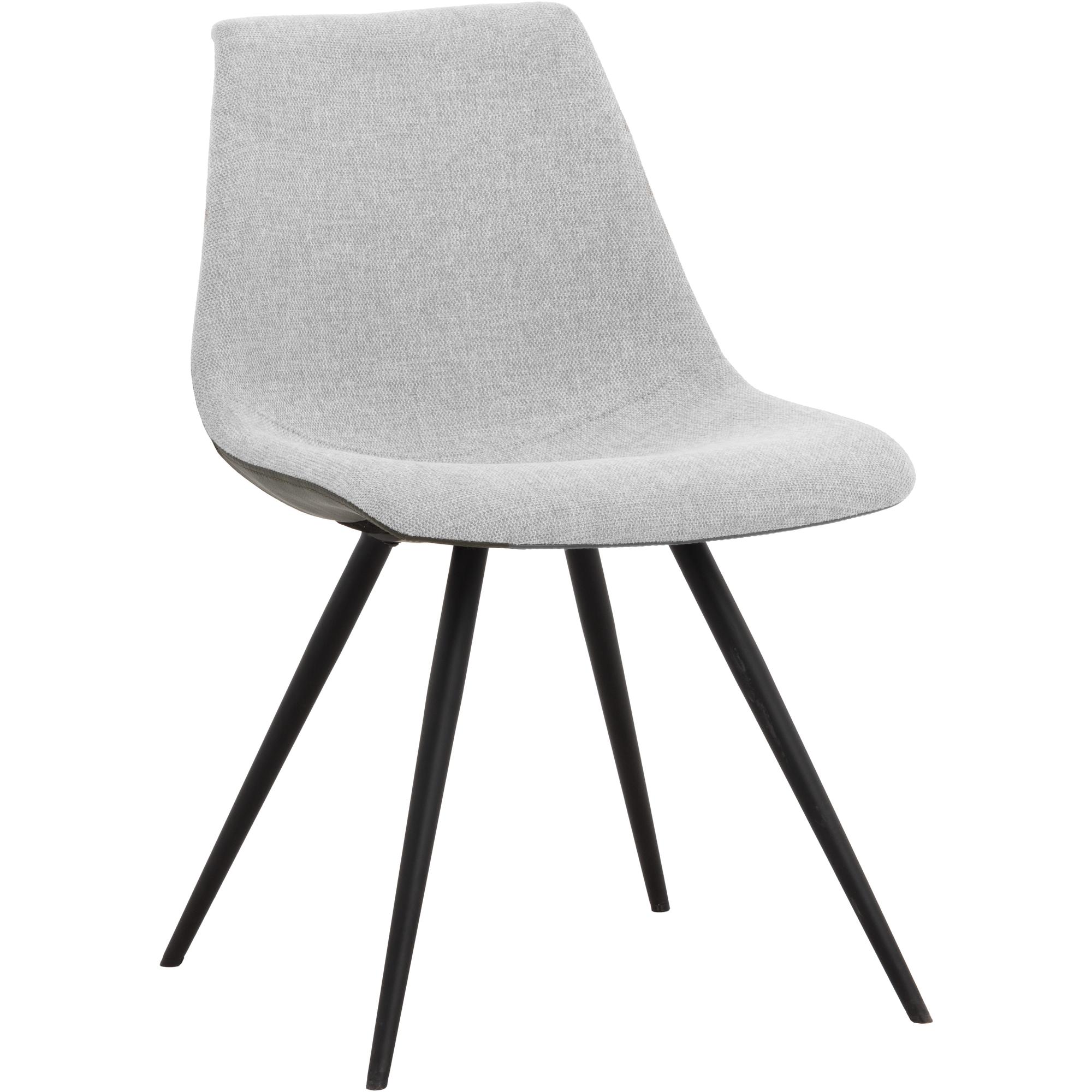 Lipa Dining Chair - Black - Belfast Heather Grey / Rosemary 3 Lipa Dining Chair - Black - Belfast Heather Grey / Rosemary - Image 3