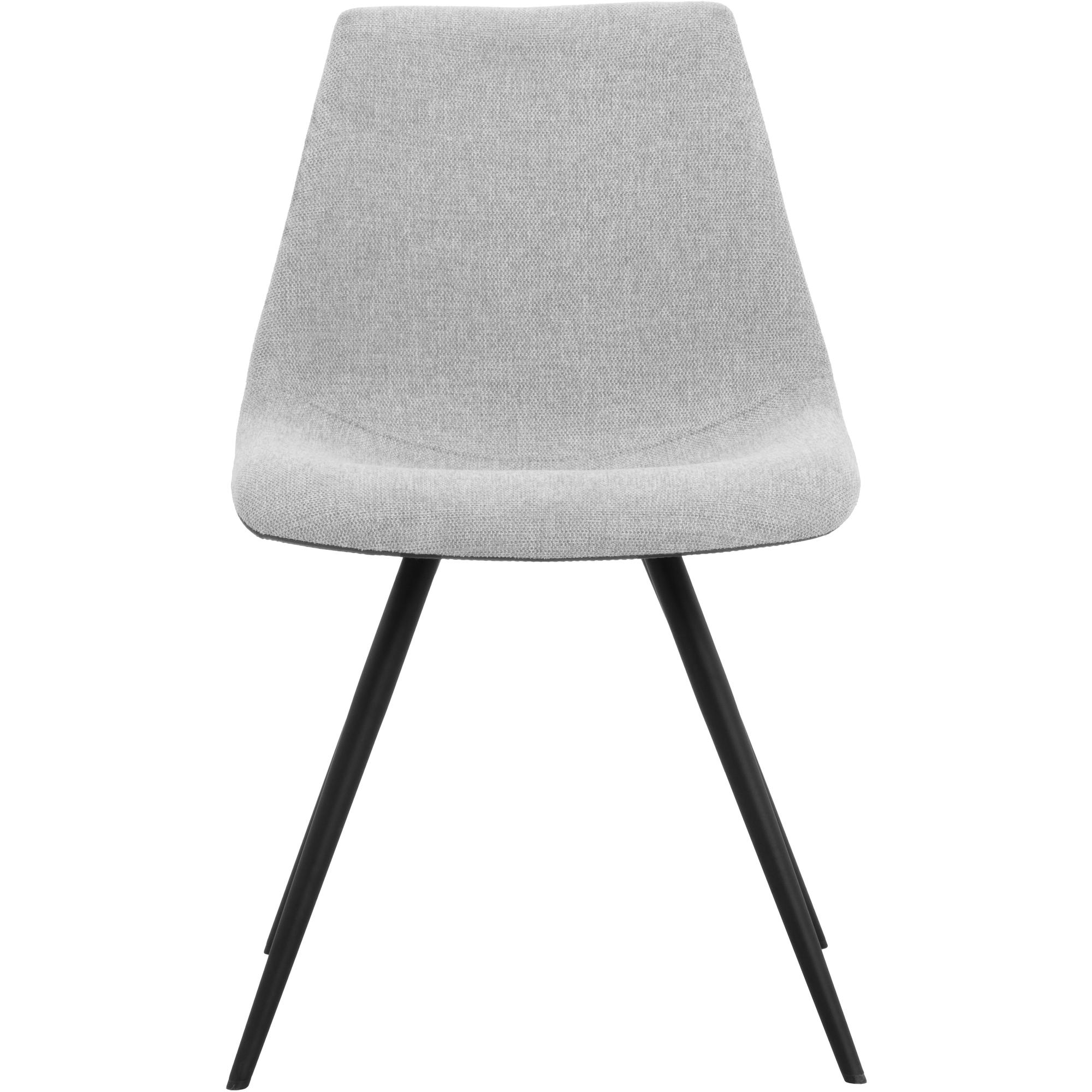 Lipa Dining Chair - Black - Belfast Heather Grey / Rosemary 4 Lipa Dining Chair - Black - Belfast Heather Grey / Rosemary - Image 4