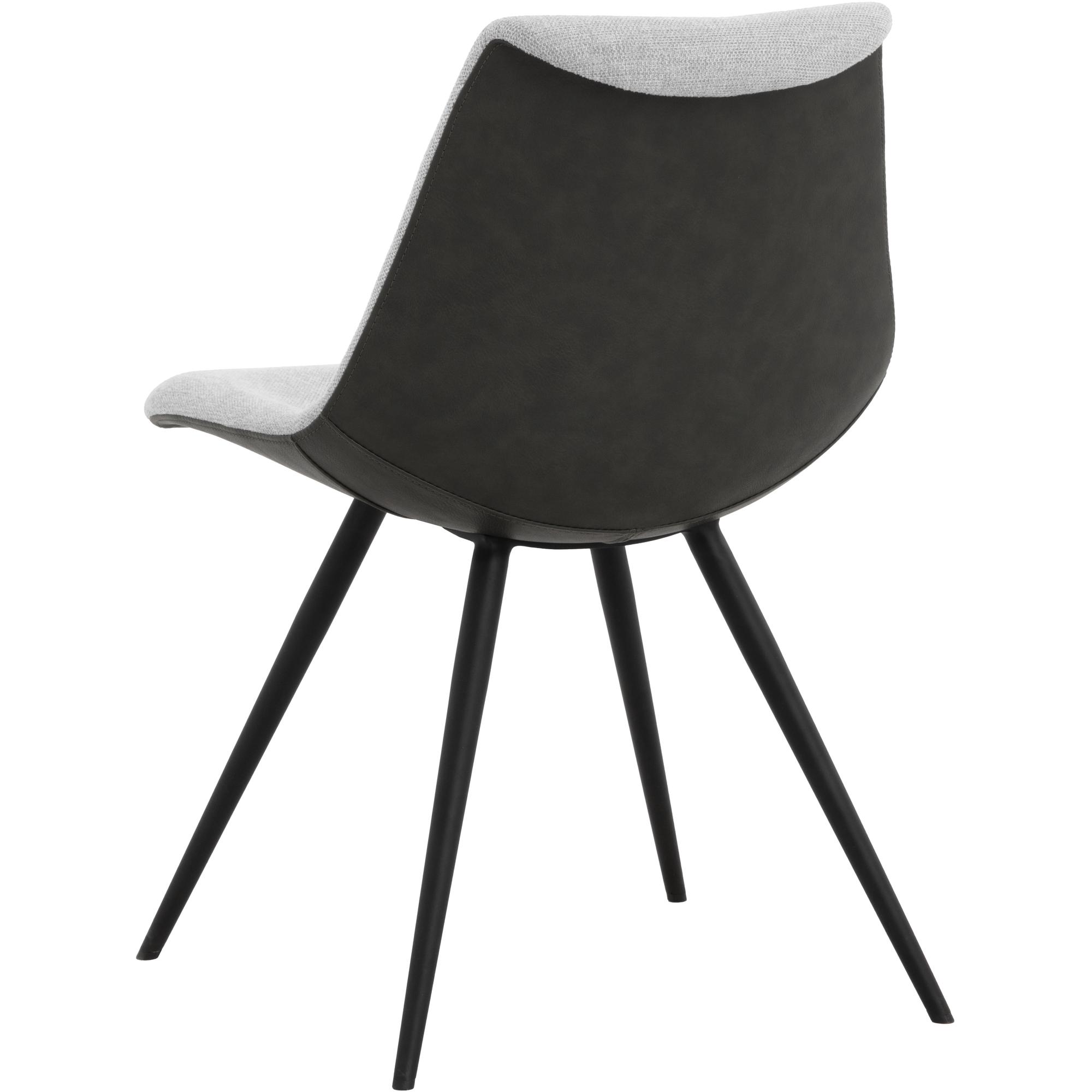 Lipa Dining Chair - Black - Belfast Heather Grey / Rosemary 6 Lipa Dining Chair - Black - Belfast Heather Grey / Rosemary - Image 6