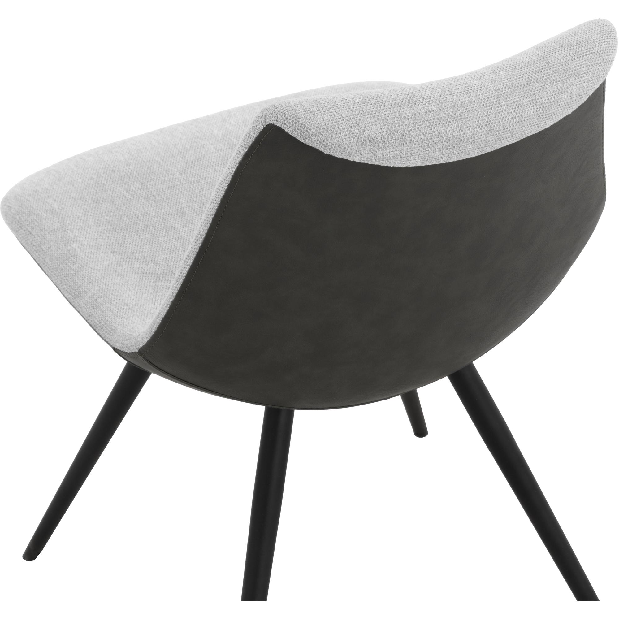 Lipa Dining Chair - Black - Belfast Heather Grey / Rosemary 7 Lipa Dining Chair - Black - Belfast Heather Grey / Rosemary - Image 7