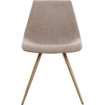 Lipa Dining Chair - Antique Bronze - Belfast Oyster Shell / Porpoise 112265 112265 LIPA DINING CHAIR ANTIQUE BRONZE BELFAST OYSTER SHELL PORPOISE 21