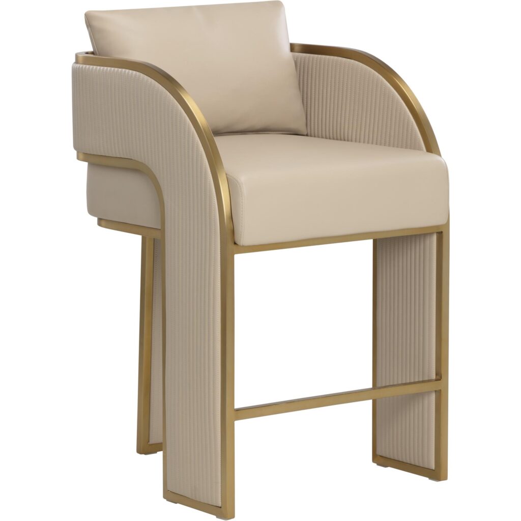Baz Counter Stool - Napa Beige - Image 4