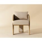 Baz Dining Armchair - Napa Beige 112284 112284 BAZ DINING ARMCHAIR NAPA BEIGE 1